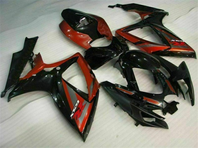 Suzuki GSXR 600 / 750 K6 2006-2007 - Schwarz Rot Suzuki GSXR 600 / 750 K6 2006-2007 - Schwarz Rot