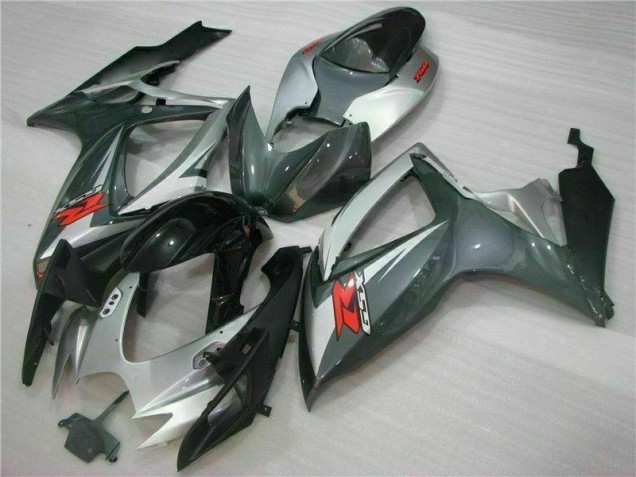 Suzuki GSXR 600 / 750 K6 2006-2007 - Silber Schwarz Suzuki GSXR 600 / 750 K6 2006-2007 - Silber Schwarz