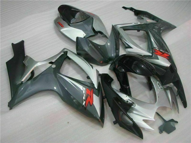 Suzuki GSXR 600 / 750 K6 2006-2007 - Silber Schwarz Suzuki GSXR 600 / 750 K6 2006-2007 - Silber Schwarz