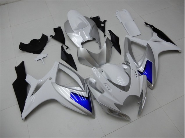 Suzuki GSXR 600 / 750 K6 2006-2007 - Weiß Blau Suzuki GSXR 600 / 750 K6 2006-2007 - Weiß Blau