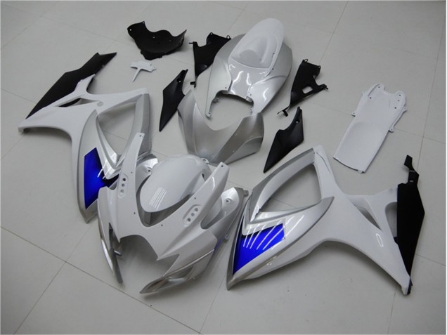 Suzuki GSXR 600 / 750 K6 2006-2007 - Weiß Blau Suzuki GSXR 600 / 750 K6 2006-2007 - Weiß Blau
