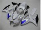 Suzuki GSXR 600 / 750 K6 2006-2007 - Weiß Blau Suzuki GSXR 600 / 750 K6 2006-2007 - Weiß Blau