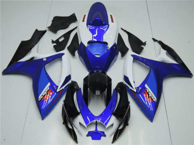 Suzuki GSXR 600 / 750 K6 2006-2007 - Weiß Blau Suzuki GSXR 600 / 750 K6 2006-2007 - Weiß Blau