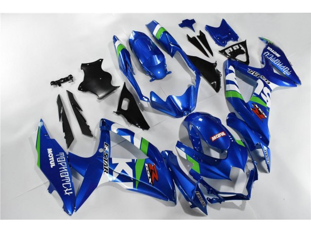 Suzuki GSXR 600 / 750 K8 2008-2010 - Blau Weiß Grün Suzuki GSXR 600 / 750 K8 2008-2010 - Blau Weiß Grün