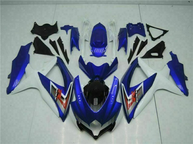 Suzuki GSXR 600 / 750 K8 2008-2010 - Blau Weiß Suzuki GSXR 600 / 750 K8 2008-2010 - Blau Weiß