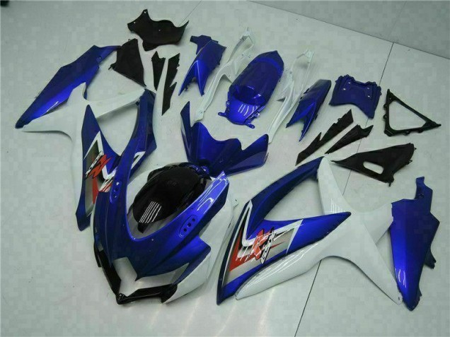 Suzuki GSXR 600 / 750 K8 2008-2010 - Blau Weiß Suzuki GSXR 600 / 750 K8 2008-2010 - Blau Weiß
