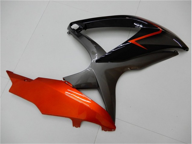 Suzuki GSXR 600 / 750 K8 2008-2010 - Schwarz Orange Grau Suzuki GSXR 600 / 750 K8 2008-2010 - Schwarz Orange Grau