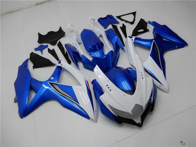 Suzuki GSXR 600 / 750 K8 2008-2010 - Weiß Blau Suzuki GSXR 600 / 750 K8 2008-2010 - Weiß Blau