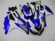 Suzuki GSXR 600 / 750 K8 2008-2010 - Weiß Blau Suzuki GSXR 600 / 750 K8 2008-2010 - Weiß Blau