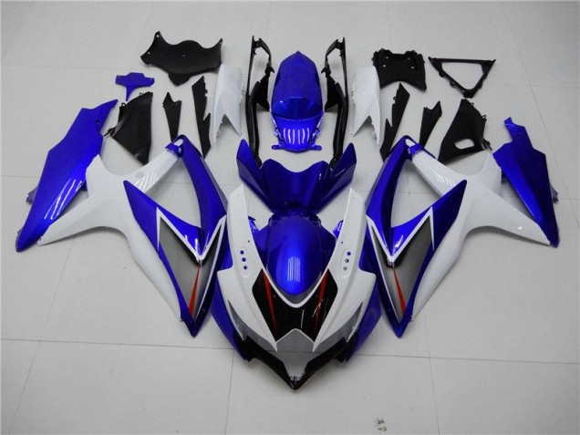 Suzuki GSXR 600 / 750 K8 2008-2010 - Weiß Blau Suzuki GSXR 600 / 750 K8 2008-2010 - Weiß Blau
