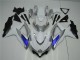 Suzuki GSXR 600 / 750 K8 2008-2010 - Weiß Silber Blau Suzuki GSXR 600 / 750 K8 2008-2010 - Weiß Silber Blau