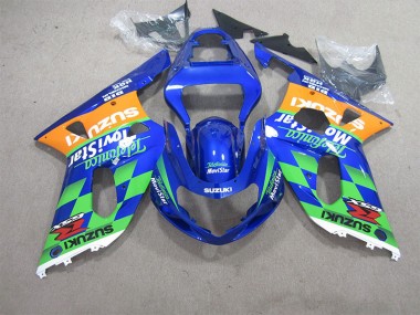 Suzuki GSXR 600 K1 K2 K3 2001-2003 - BlauGrün Telefumia Movistar