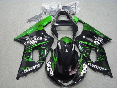 Suzuki GSXR 600 K1 K2 K3 2001-2003 - Schwarz Grün Corona Extra