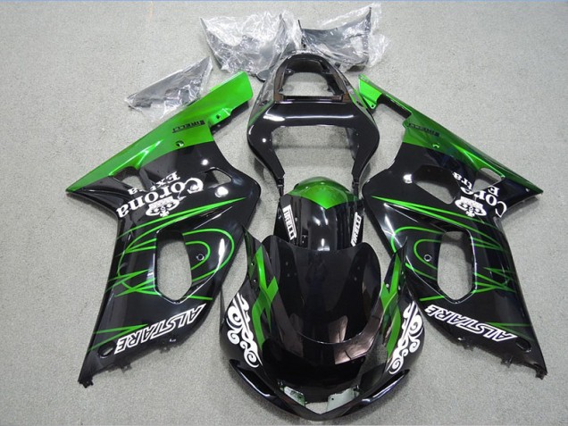 Suzuki GSXR 600 K1 K2 K3 2001-2003 - Schwarz Grün Corona Extra Suzuki GSXR 600 K1 K2 K3 2001-2003 - Schwarz Grün Corona Extra