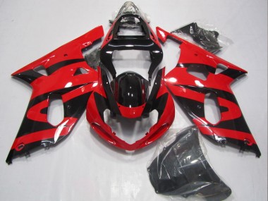 Suzuki GSXR 600 K1 K2 K3 2001-2003 - Schwarz Rot