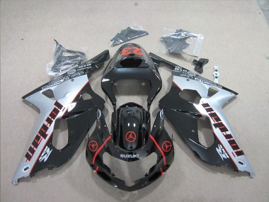 Suzuki GSXR 600 K1 K2 K3 2001-2003 - Schwarz Silber