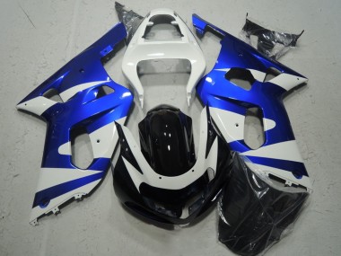 Suzuki GSXR 600 K1 K2 K3 2001-2003 - Weiß Blau