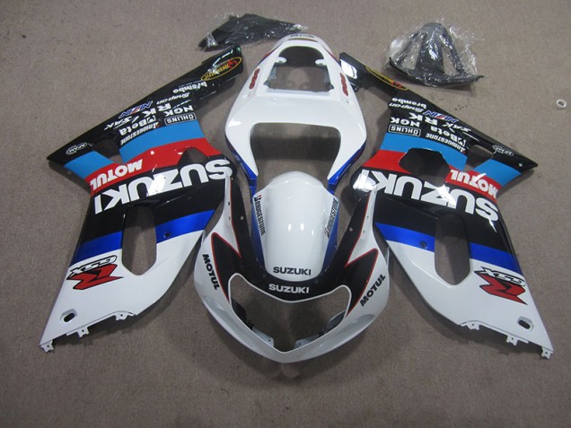 Suzuki GSXR 600 K1 K2 K3 2001-2003 - Weiß Blau Motul