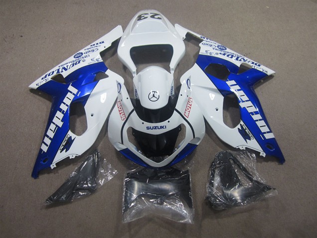 Suzuki GSXR 600 K1 K2 K3 2001-2003 - Weiß Blau Motul Suzuki GSXR 600 K1 K2 K3 2001-2003 - Weiß Blau Motul