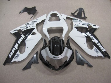 Suzuki GSXR 600 K1 K2 K3 2001-2003 - Weiß Schwarz