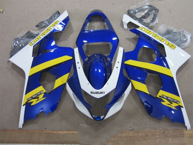 Suzuki GSXR 600 K4 2004-2005 - Blau Weiß Gelb Suzuki GSXR 600 K4 2004-2005 - Blau Weiß Gelb