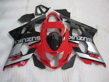 Suzuki GSXR 600 K4 2004-2005 - Rot Schwarz Silber
