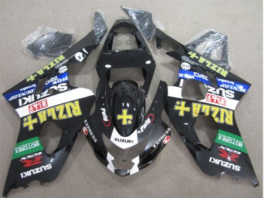 Suzuki GSXR 600 K4 2004-2005 - Schwarz Gelb Rizla