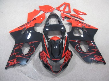 Suzuki GSXR 600 K4 2004-2005 - Schwarz Rot