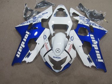 Suzuki GSXR 600 K4 2004-2005 - Weiß Blau Motul