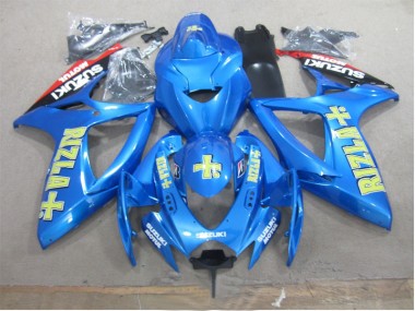 Suzuki GSXR 600 K6 2006-2007 - Blau Gelb Rizla