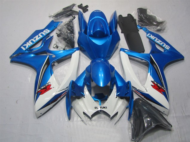 Suzuki GSXR 600 K6 2006-2007 - Blau Weiß Suzuki GSXR 600 K6 2006-2007 - Blau Weiß