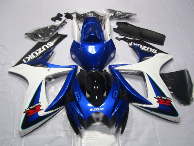 Suzuki GSXR 600 K6 2006-2007 - Blau Weiß Suzuki GSXR 600 K6 2006-2007 - Blau Weiß