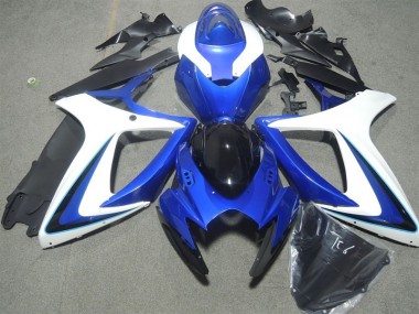 Suzuki GSXR 600 K6 2006-2007 - Blau Weiß Schwarz