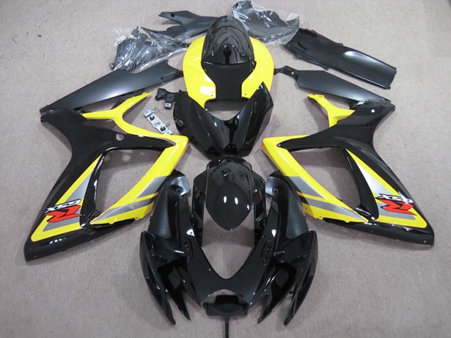 Suzuki GSXR 600 K6 2006-2007 - Schwarz Gelb Suzuki GSXR 600 K6 2006-2007 - Schwarz Gelb