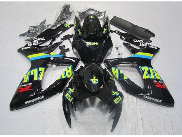 Suzuki GSXR 600 K6 2006-2007 - Schwarz Gelb Rizla Suzuki GSXR 600 K6 2006-2007 - Schwarz Gelb Rizla