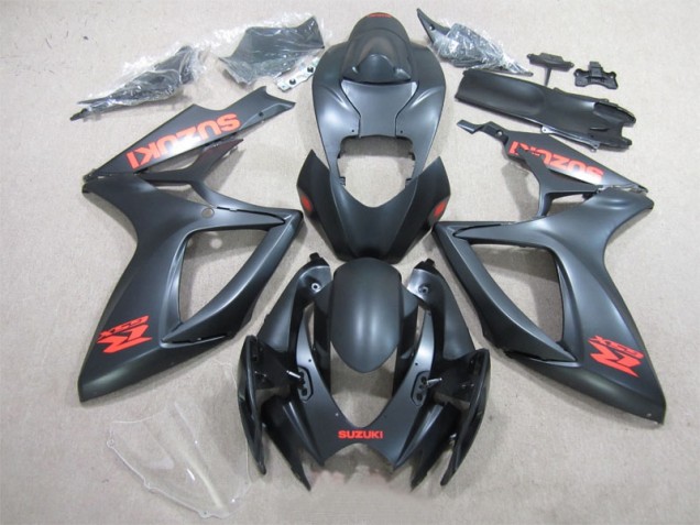 Suzuki GSXR 600 K6 2006-2007 - Schwarz Rot Aufkleber Suzuki GSXR 600 K6 2006-2007 - Schwarz Rot Aufkleber