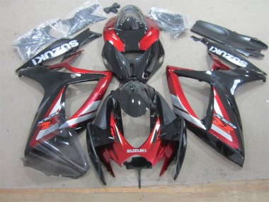 Suzuki GSXR 600 K6 2006-2007 - Schwarz Rot