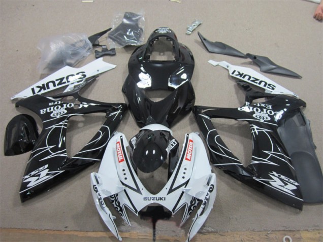 Suzuki GSXR 600 K6 2006-2007 - Schwarz Weiß Corona Extra Motul Suzuki GSXR 600 K6 2006-2007 - Schwarz Weiß Corona Extra Motul