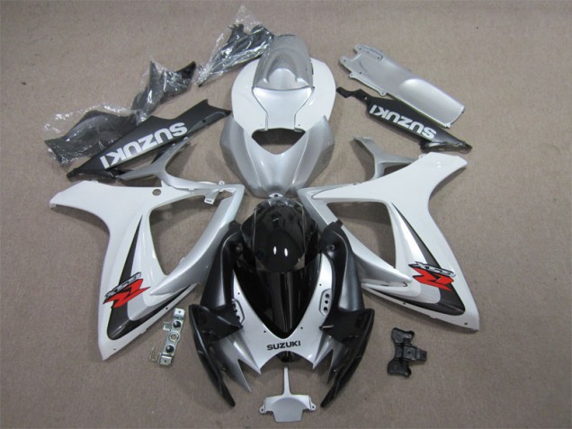 Suzuki GSXR 600 K6 2006-2007 - Schwarz Weiß Suzuki GSXR 600 K6 2006-2007 - Schwarz Weiß