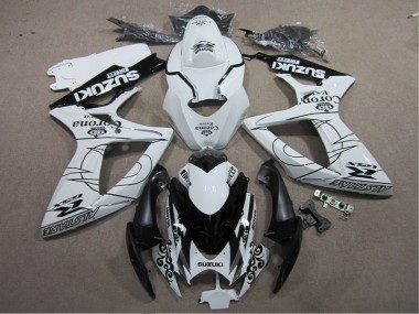 Suzuki GSXR 600 K6 2006-2007 - Weiß Schwarz Corona Extra