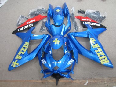 Suzuki GSXR 600 K8 2008-2010 - Blau Gelb Rizla Weiß Motul