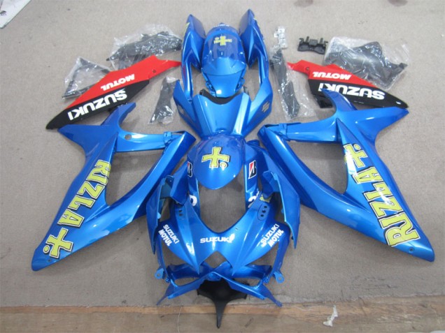Suzuki GSXR 600 K8 2008-2010 - Blau Gelb Rizla Weiß Motul Suzuki GSXR 600 K8 2008-2010 - Blau Gelb Rizla Weiß Motul