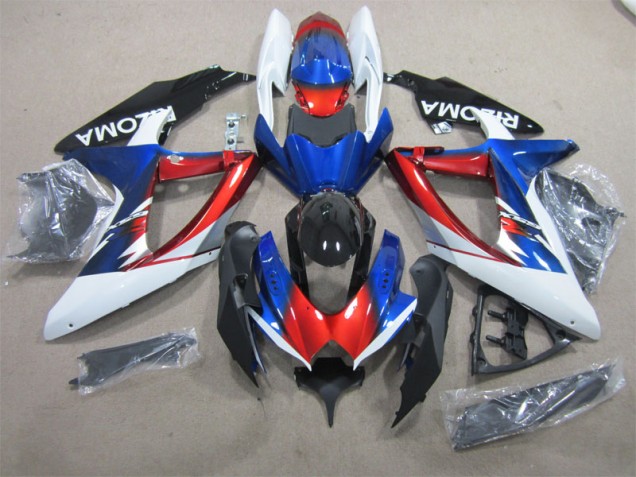 Suzuki GSXR 600 K8 2008-2010 - Blau Rot Weiß Suzuki GSXR 600 K8 2008-2010 - Blau Rot Weiß