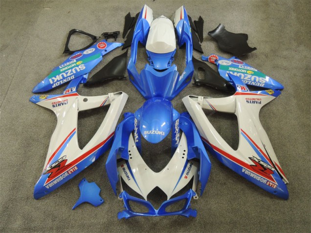 Suzuki GSXR 600 K8 2008-2010 - Blau Weiß mit Aufklebern Suzuki GSXR 600 K8 2008-2010 - Blau Weiß mit Aufklebern