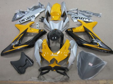 Suzuki GSXR 600 K8 2008-2010 - Gelb Weiß Schwarz