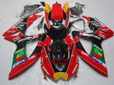 Suzuki GSXR 600 K8 2008-2010 - Rot Schwarz Jomo