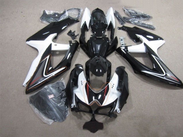 Suzuki GSXR 600 K8 2008-2010 - Schwarz Weiß Suzuki GSXR 600 K8 2008-2010 - Schwarz Weiß