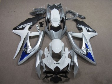 Suzuki GSXR 600 K8 2008-2010 - Silber Blau Weiß