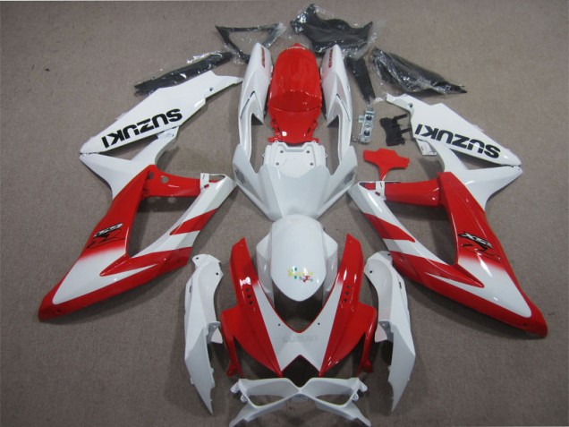 Suzuki GSXR 600 K8 2008-2010 - Weiß Rot Suzuki GSXR 600 K8 2008-2010 - Weiß Rot