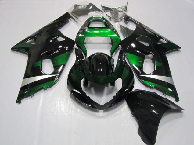 Suzuki GSXR 750 K1 K2 K3 2001-2003 - Schwarz Grün Suzuki GSXR 750 K1 K2 K3 2001-2003 - Schwarz Grün